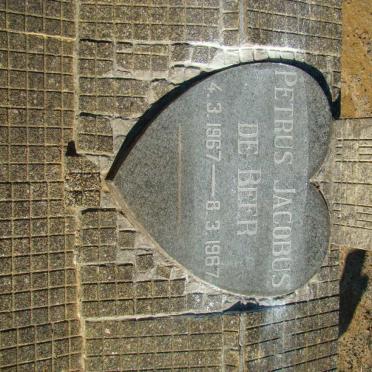 BEER Petrus Jacobus, de -1967