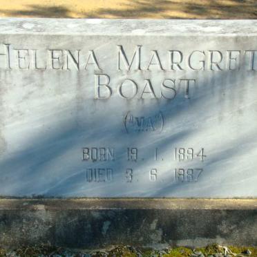 BOAST Helena Margrethe 1894-1987
