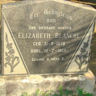 BLANCHE Elizabeth 1879-1959