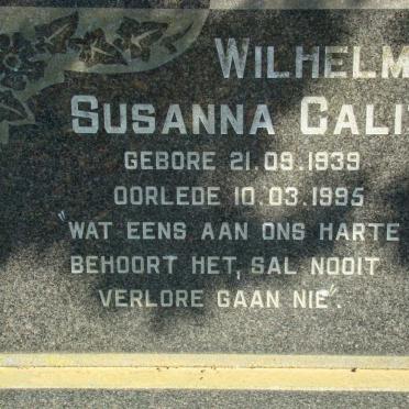 CALITZ Wilhelmina Susanna 1939-1995
