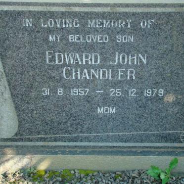 CHANDLER Edward John 1957-1979