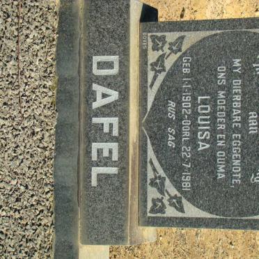 DAVEL Louisa 1902-1981