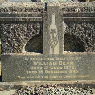 DEAN William 1878-1943