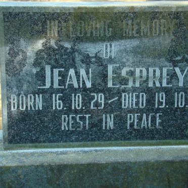 ESPREY Jean 1929-1993