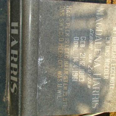 HARRIS Magdalena 1883-1961