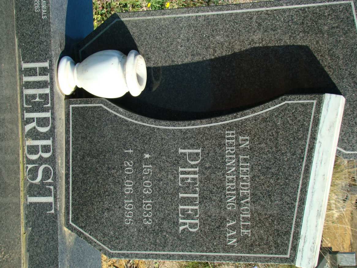 HERBST Pieter 1933-1995