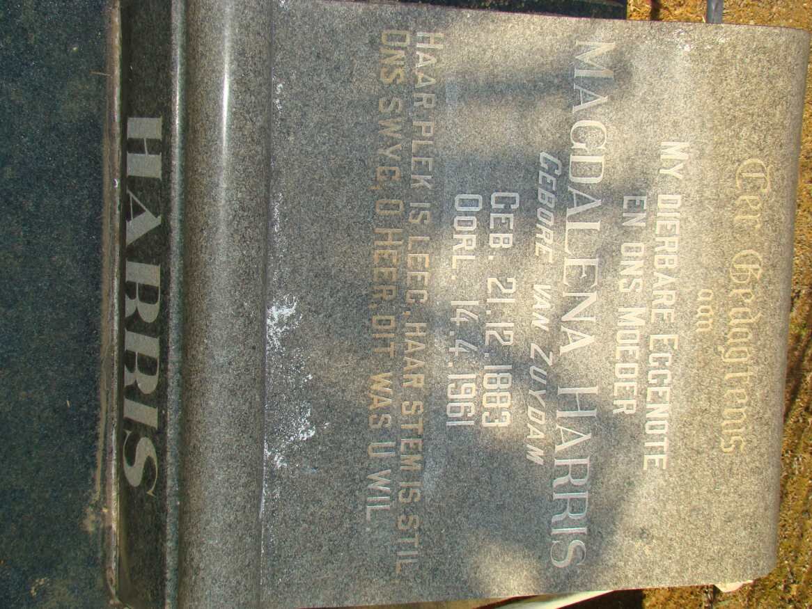 HARRIS Magdalena 1883-1961