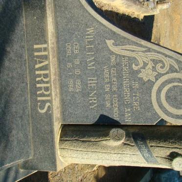 HARRIS William Henry 1924-1966