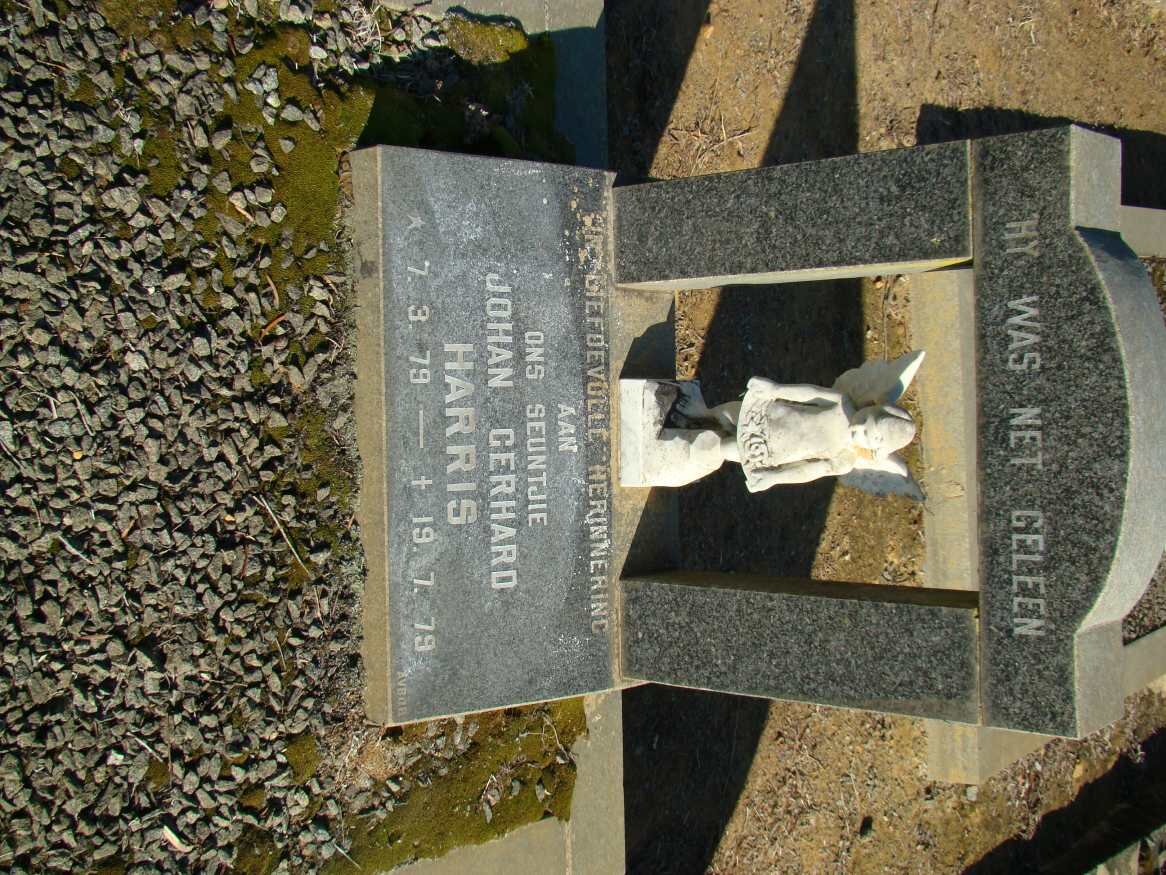 HARRIS Johan Gerhard 1979-1979