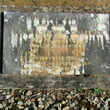 HEEVER Alex Wilson, van den 1931-1945