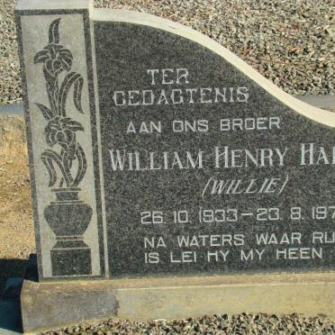 HARRIS William Henry 1933-1976