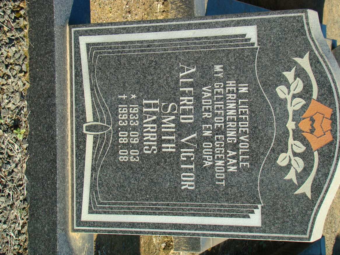 HARRIS Alfred Victor Smith 1933-1993