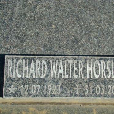 HORSLEY Richard Walter 1923-2003