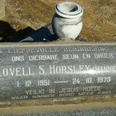 HORSLEY Lovell S. 1951-1973