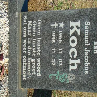KOCH Samuel Jacobus 1966-1998
