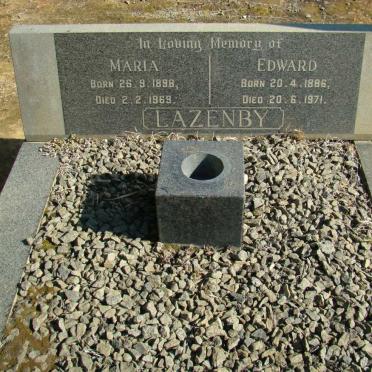 LAZENBY Edward 1886-1971 &amp; Maria 1898-1968