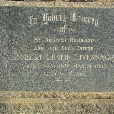 LIVERSAGE Robert Leslie -1966