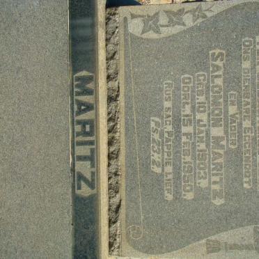 MARITZ Salomon 1903-1950