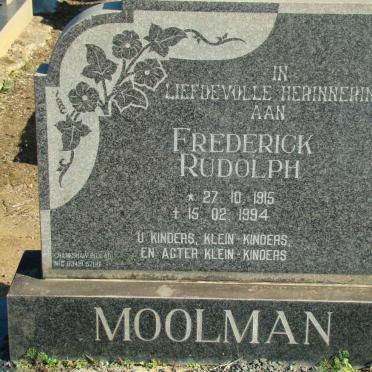 MOOLMAN Frederick Rudolph 1915-1994