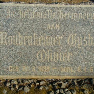 OLIVIER Raubenheimer Gysbert 1899-1965