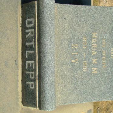 ORTLEPP Maria M.M. 1893-1981