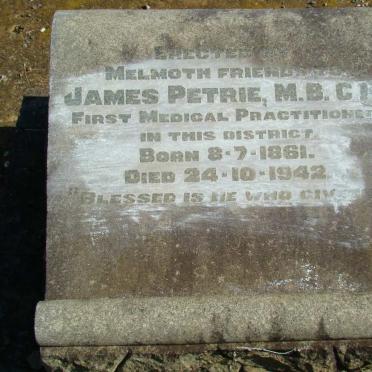 PETRIE James 1861-1942