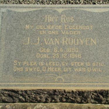 ROOYEN J.J., van 1890-1946