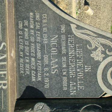 SAUER Nicolaas 1949-1970