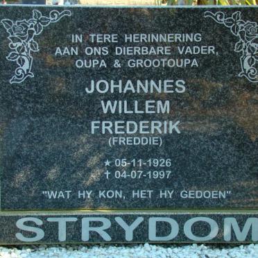 STRYDOM Johannes Willem Frederik 1926-1997