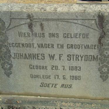 STRYDOM Johannes W.F. 1883-1965