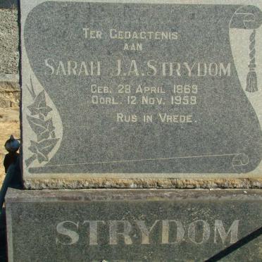STRYDOM Sarah J.A. 1869-1959