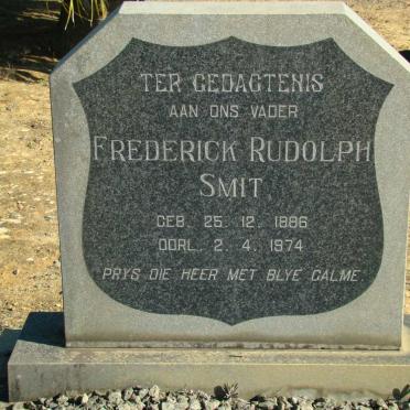 SMIT Frederick Rudolph 1886-1974