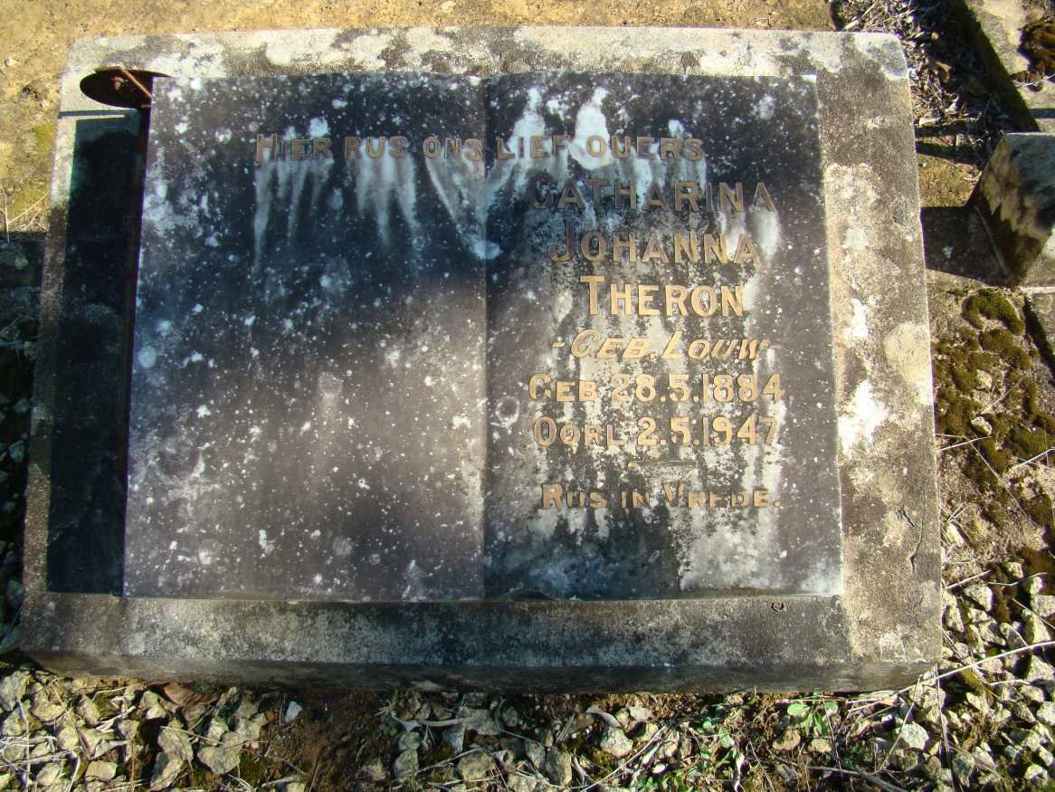 THERON Catharina Johanna nee LOUW 1884-1947