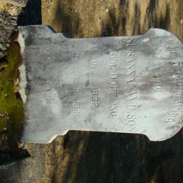 WILSON  Susanna nee DORFLING 1832-1901