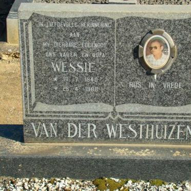 WESTHUIZEN Wessie, van der 1940-1988
