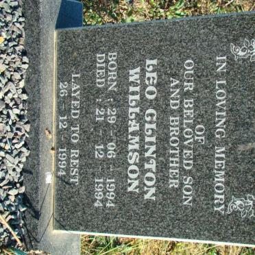 WILLAMSON Leo Clinton 1994-1994