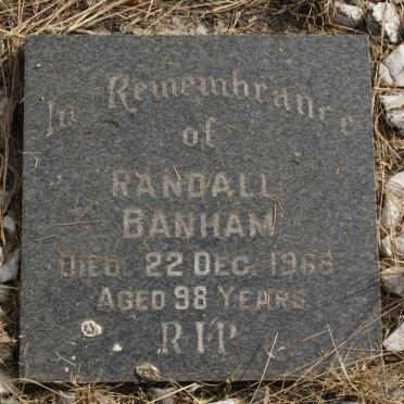 BANHAM Randall -1968