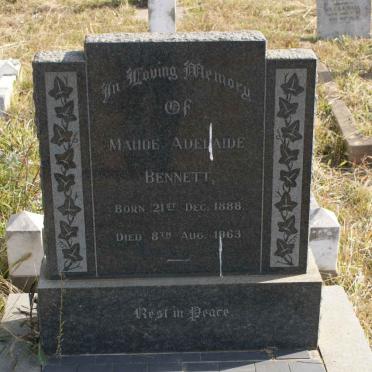 BENNETT Maude Adelaide 1888-1963