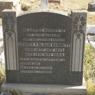 BENNETT George Folsch 1877-1949