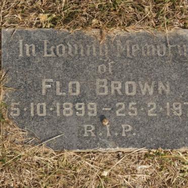 BROWN Flo 1899-1978