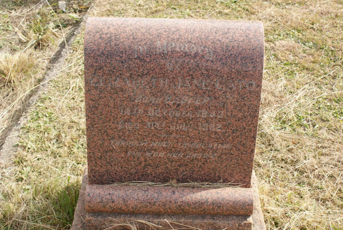 CATO Elizabeth Jane nee BADGER 1843-1882