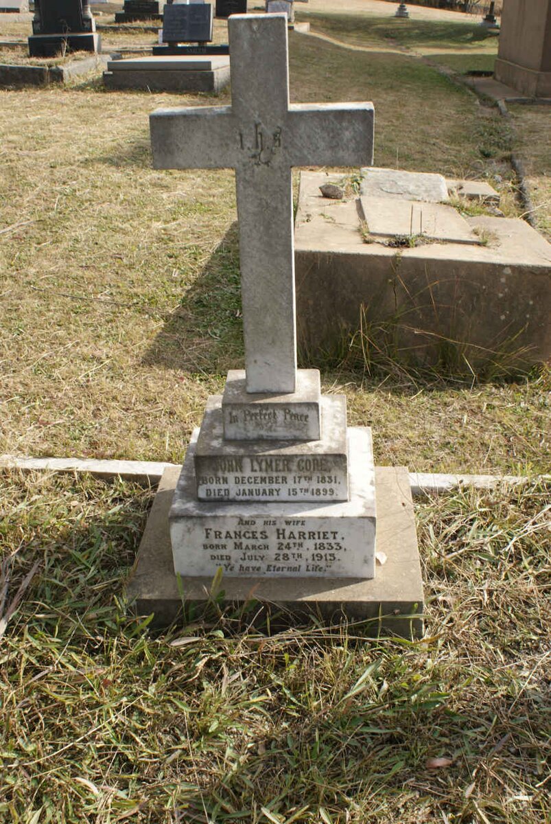 COPE John Lymer 1831-1899 &amp; Frances Harriet 1833-1915