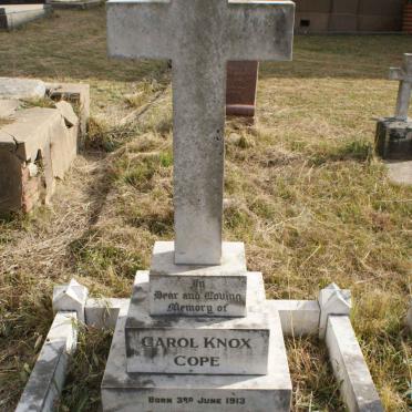 COPE Carol Knox 1913-1934