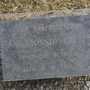 GIFFEN Jane Mossop 1884-1960