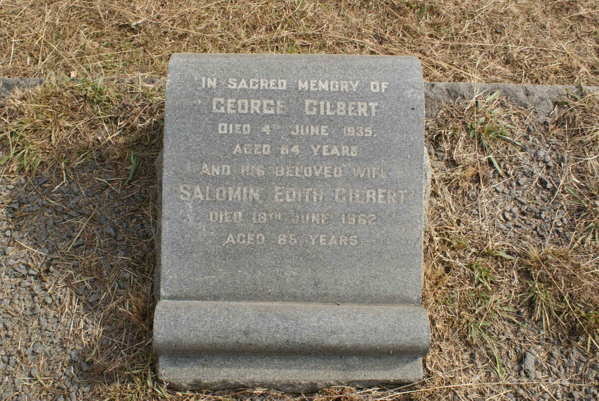 GILBERT George -1935 &amp; Salomine Edith -1962
