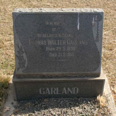 GARLAND Thomas Walter 1898-1955