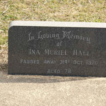 HALL Ina Muriel -1970