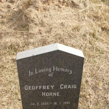 HORNE Geoffrey Craig 1956-1981