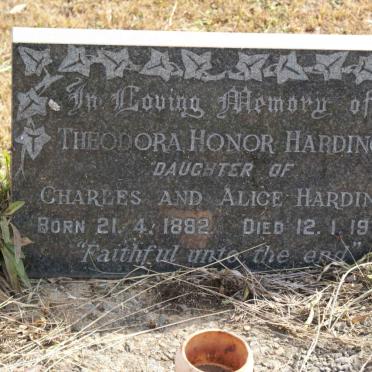 HARDING Theodora Honor 1882-1972