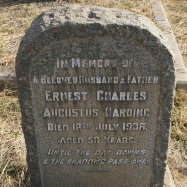 HARDING Ernest Charles Augustus -1936